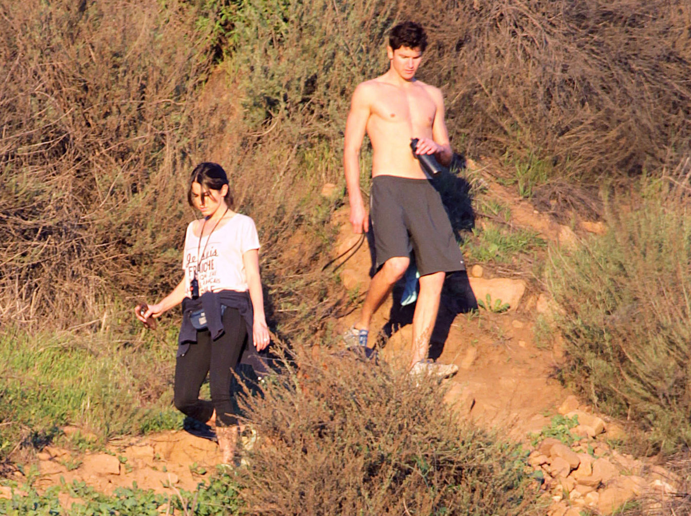 Nikki Reed walking her dogs in the Santa Monica Mountains (03.02.2013) 