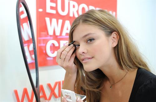 Nina Agdal at European Wax Center for The Natural Brow Powder launch in New York - August 14, 2013 