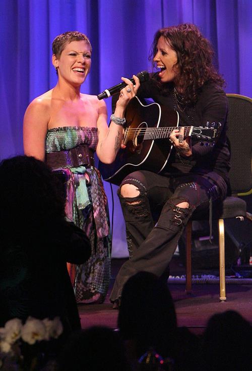 Pink Pictures Alecia Moore (Pink) LA Gay Lesbian Centers an Evening With Women on May 1, 2010