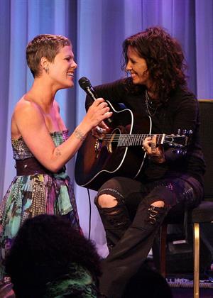 Alecia Moore (Pink) LA Gay Lesbian Centers an Evening With Women on May 1, 2010