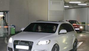 Shakira Leaving a their future home with fiance Gerard Pique in Barcelona, Spain (November 14, 2012) 