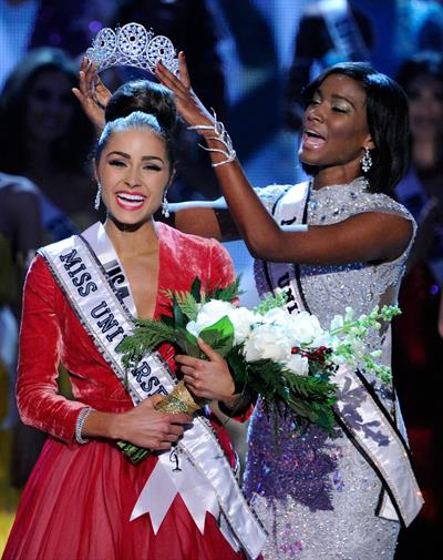 Miss USA 2012 Olivia Culpo is Miss Universe Pageant in Las Vegas (Dec 19, 2012) 