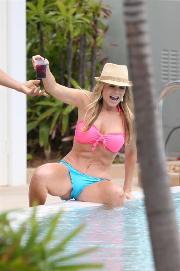 Tamra Barney in a bikini