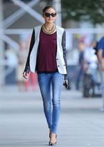 Olivia Palermo Steps out to greet a friend in Brooklyn - September 21, 2012 