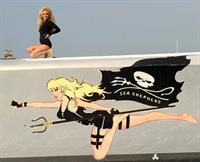 Pamela Anderson Launches Sea Shepherds Operation Zero Tolerance Whale Defense Campaign on November 2, 2012 