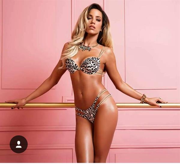 Katerina Stikoudi in a bikini in lingerie
