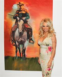 Pamela Anderson Attends GAGOSIAN Gallery Opening of Richard Prince:Cowboy in LA 21.02.13 