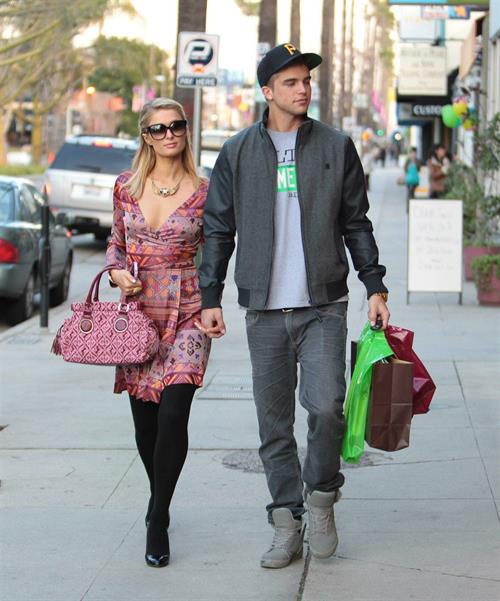Paris Hilton Pictures Paris Hilton and River Viiperi shop in Beverly Hills. February 9, 2013