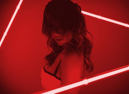 Tianna Gregory in lingerie