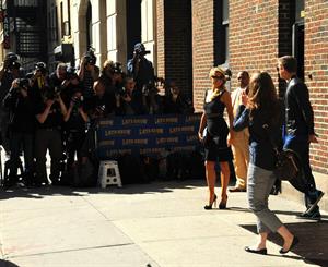 Paris Hilton at the 'Late Show with David Letterman May 2, 2013