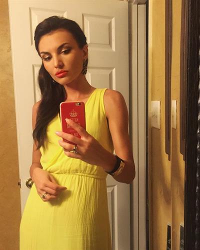 Lana Alexandra taking a selfie