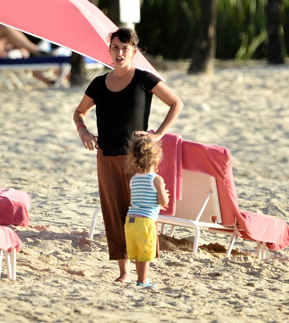 Penelope Cruz holidaying in Barbados 3/13/13  