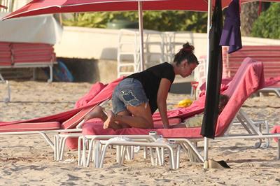 Penelope Cruz holidaying in Barbados 3/13/13  