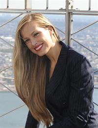 Petra Nemcova Empire State Building in NYC 10/16/12 
