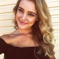 Georgia Gibbs taking a selfie