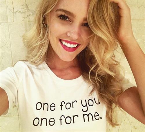 Georgia Gibbs taking a selfie