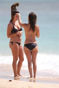 Rachel Bilson on the beach in Barbados 4/16/13 