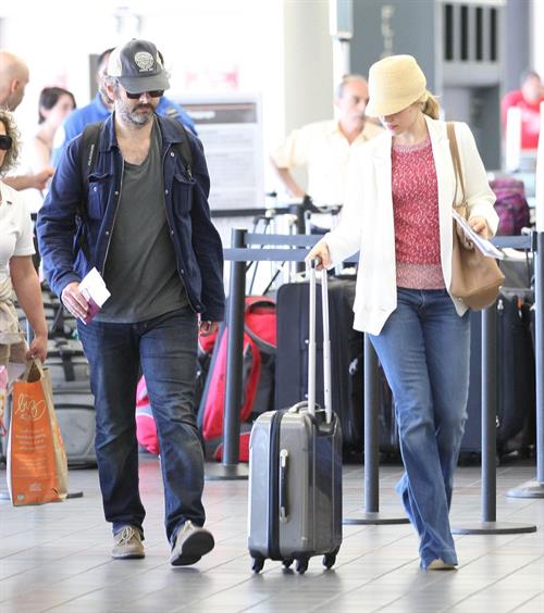 Rachel McAdams - Departs on a flight at LAX airport - August 9, 2012
