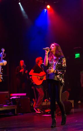 Rebecca Black performing at the House of Blues in Anaheim 12/23/12 