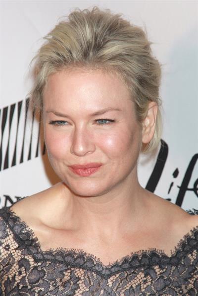 Renee Zellweger at the New York premiere of the Lifetime TV movie “Living Proof” September 24, 2008