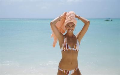 Nathalie Darcas in a bikini