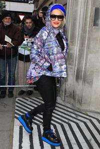 Rita Ora at BBC Radio 2 in West London 11/19/12 