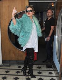 Rita Ora - Arriving to BBC Maida Vale Studios in London August 10, 2012