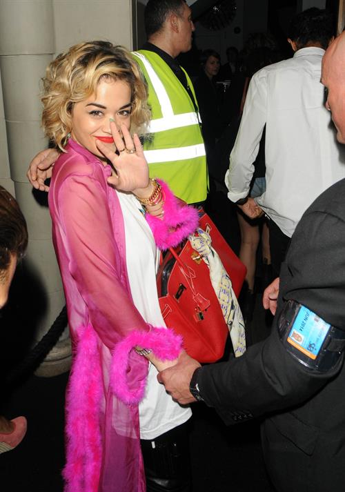 Rita Ora at DSTRKT Club in London on August 10, 2012