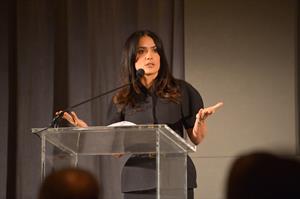 Salma Hayek - Chime for Change launch 2/28/13  