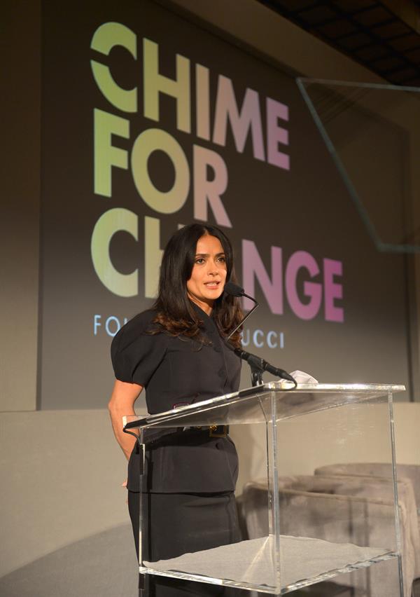 Salma Hayek - Chime for Change launch 2/28/13  