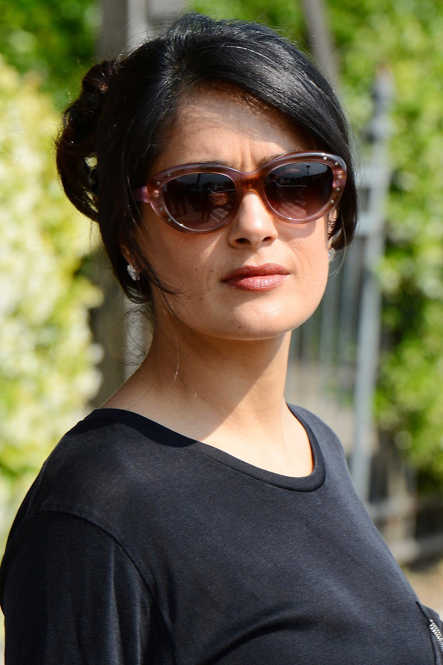 Salma Hayek Visiting the Biennale in Venice May 30, 2013