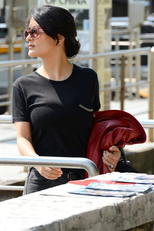 Salma Hayek Visiting the Biennale in Venice May 30, 2013