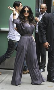 Salma Hayek - At the Good Morning America show in New York City (11.07.2013) 