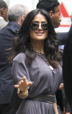 Salma Hayek - At the Good Morning America show in New York City (11.07.2013) 