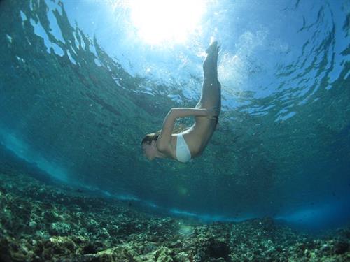 Blair Williams in a bikini