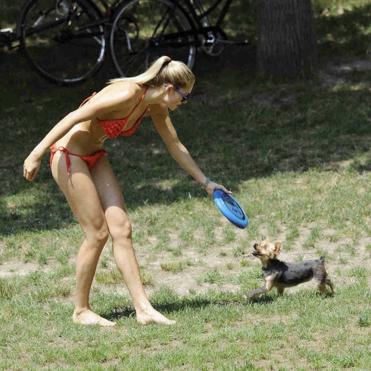 Jessica Hart in a bikini