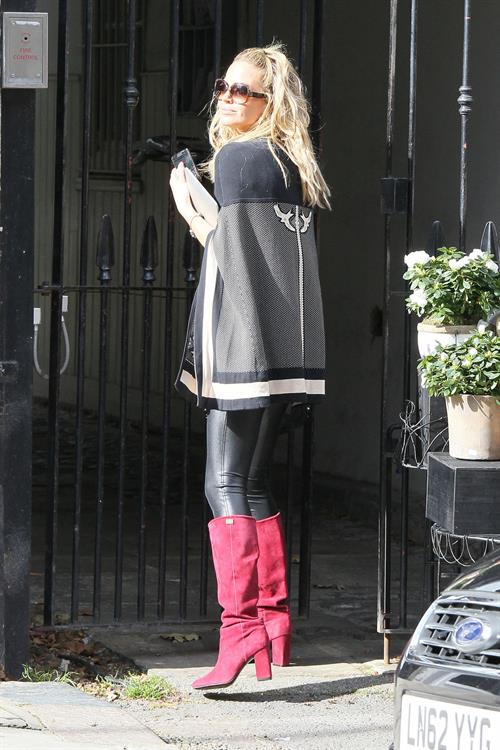 Sarah Harding out and about near her London home October 4, 2012 