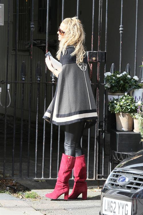 Sarah Harding out and about near her London home October 4, 2012 