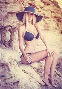 Maria Domark in a bikini