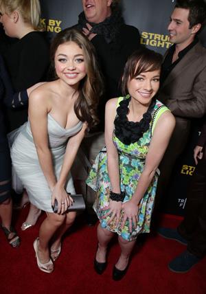 Sarah Hyland  Struck By Lightning  LA premiere 1/6/13