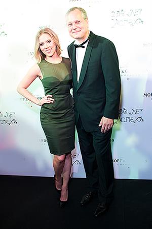 Scarlett Johansson Gala in Moscow celebrating 250 years of Moët & Chandon - 10/4/12