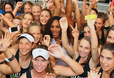 Serena Williams Nike Training Club App Workout - Melbourne January 8, 2013 