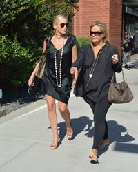 Sharon Stone leaves Villa Blanca restaurant in Beverly Hills October 2, 2012 