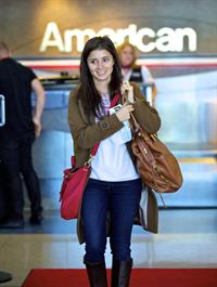 Shiri Appleby departing from LA Airport Sept 30, 2012  