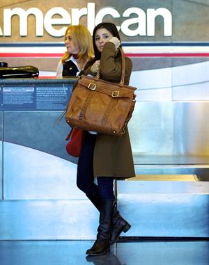 Shiri Appleby departing from LA Airport Sept 30, 2012  