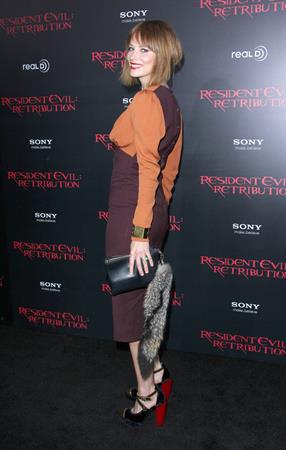 Sienna Guillory Resident Evil: Retribution - Los Angeles Premiere, 13 Sep 2012 