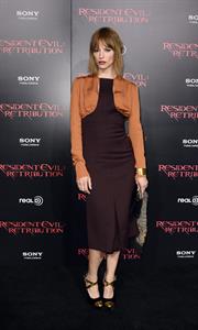 Sienna Guillory Resident Evil: Retribution - Los Angeles Premiere, 13 Sep 2012 