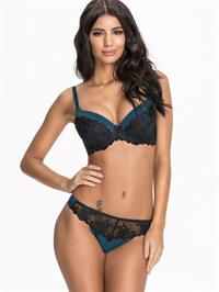 Johanna Lundback in lingerie