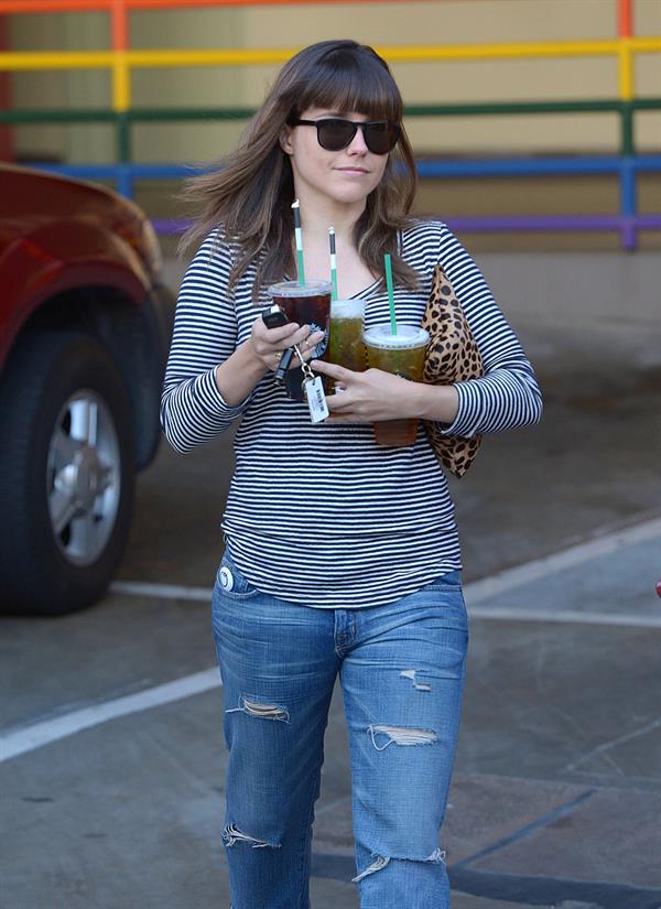 Sophia Bush - Out for Starbucks coffee in LA 12/21/12  