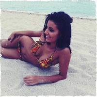 Johanna Lundback in a bikini